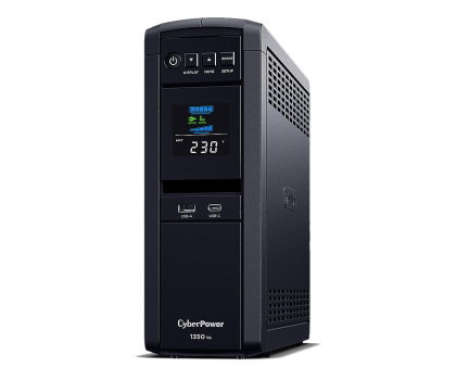 UPS (zasilacz awaryjny) CYBERPOWER CP1350EPFCLCD 1350VA/810W AVR/LCD/6xSchuko